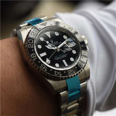 【独家视频测评N Factory 1:1超A高仿手表】 Rolex  GMT MASTER v7版本116710LN-78200男表