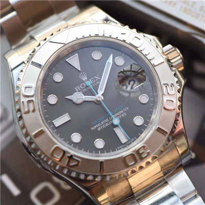 【NOOB Factory 一比一高仿手表】 Rolex  Yacht-Master 系列116622 灰面蓝针机械 wrist watch 《新品》