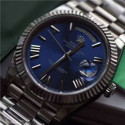 【独家 Video analysis EW Factory 1:1超A高仿手表】 Rolex  Day-Date 型系列228239蓝盘 wrist watch 