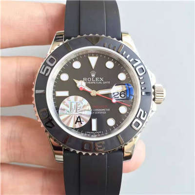 【JF Factory 一比一复刻高仿手表】 Rolex  Yacht-Master 系列116655精钢男士机械 wrist watch 