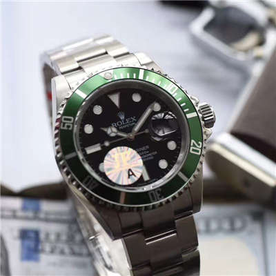 【JF Factory 一比一高仿手表】 Rolex  Submariner 型系列16610LV-93250 wrist watch 第四代老款复古 Submariner 