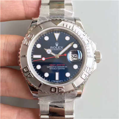 【N Factory 一比一复刻高仿手表】 Rolex  Yacht-Master 系列116622-78760 蓝盘机械手表