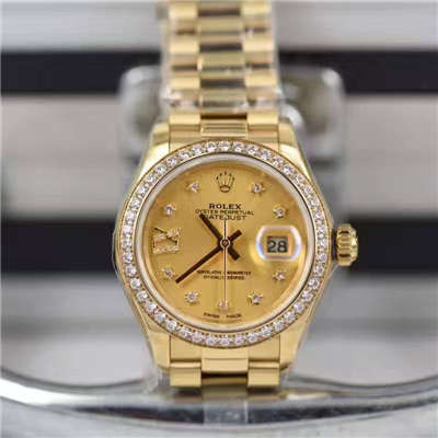 【SY Factory 1:1超A高仿手表】 Rolex 女装  Datejust 系列279138RBR香槟盘 wrist watch 