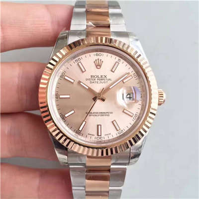 【NOOB Factory 一比一高精仿手表】 Rolex   Datejust 系列126331粉盘纪念型 watchband   wrist watch 