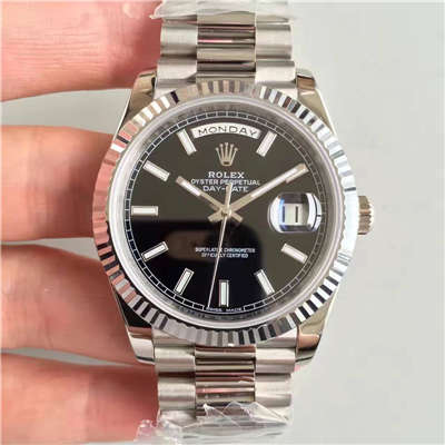 【NOOB Factory 超A高精仿手表】 Rolex  Day-Date 型系列228239-黑盘 wrist watch 