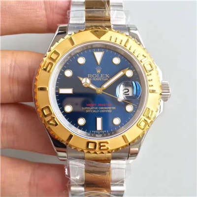 【JF Factory  top 复刻高仿手表】 Rolex  Yacht-Master 系列16623蓝盘男士机械 wrist watch 