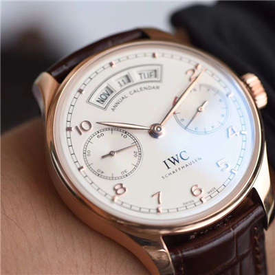 【YL Factory 一比一超A高仿手表】 IWC 葡萄牙年历 wrist watch 系列IW503504 IWC 年历玫瑰金 wrist watch 