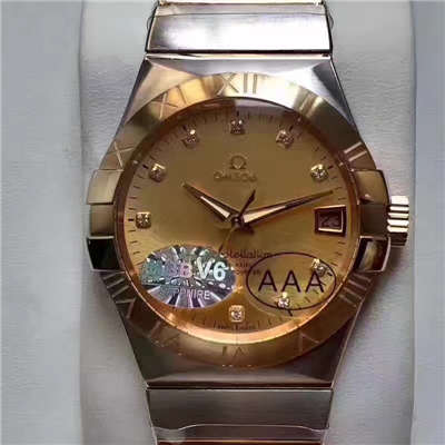 【HBBV6 Factory 一比一超A精仿手表】OMEGA Constellation 系列123.20.38.21.58.001 wrist watch 