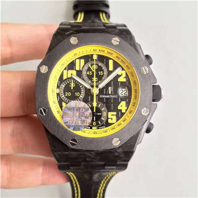 【独家 Video analysis JF一比一超A高仿手表】Audemars Piguet  Royal Oak Offshore 系列26176FO.OO.D101CR.03《Audemars Piguet 大黄蜂》 wrist watch 