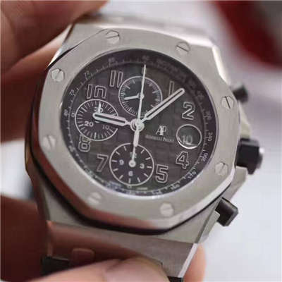 【 Video analysis JF Factory 1:1精仿手表】Audemars Piguet AP  Royal Oak Offshore 系列26470ST.OO.A104CR.01 wrist watch 