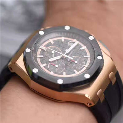 【 Video analysis JF Factory 一比一高精仿手表】Audemars Piguet  Royal Oak Offshore 系列26401RO.OO.A002CA.02 wrist watch 