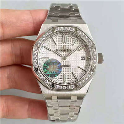 【JF Factory 一比一超A精仿手表】Audemars Piguet 皇家橡树系列15451ST.ZZ.D011CR.01男女中性 wrist watch 