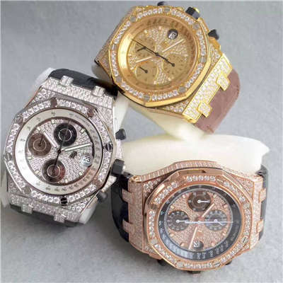 【JF Factory 超A高精仿手表】Audemars Piguet 满天星 Royal Oak Offshore 系列26067BC.ZZ.D002CR.01 wrist watch 