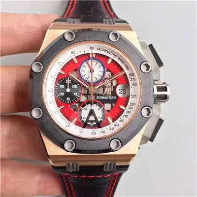 【JF Factory  top 复刻高仿】Audemars Piguet 千禧系列26284RO.OO.D002CR.01 BR2机械 wrist watch 