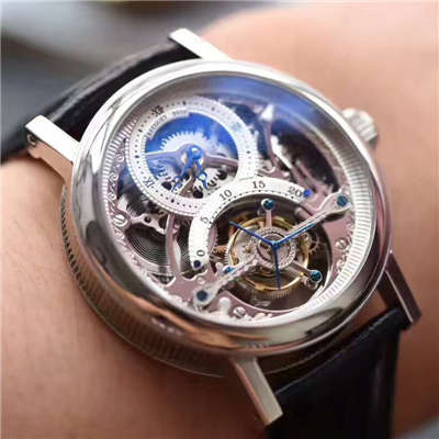 【BM Factory 1:1精仿复刻高仿手表】  Breguet 经典复杂系列3355PT/00/986缕空雕花 top 手动真 Tourbillon  wrist watch    