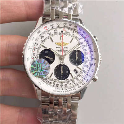 【JF Factory 一比一复刻手表】 Breitling 航空计时系列“太阳的后裔”AB012012.BB01.435X-Navitimer航空精钢 wrist watch 