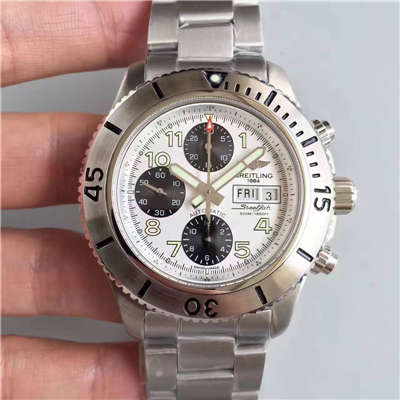 【GF一比一超A高仿手表】 Breitling 超级海洋系列A13341C3/G782/162A钢鱼计时 wrist watch 