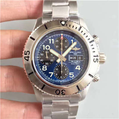 【GF一比一超A高精仿手表】 Breitling 超级海洋系列A13341C3/C893/200S/A20DSA.2钢鱼计时 wrist watch 