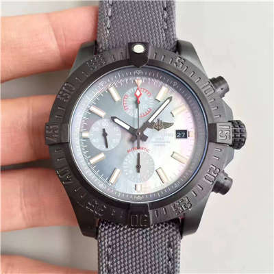 【GF1:1超A精仿手表】 Breitling 美军专用 copy customized 版复仇者Breitling USA military avenger II carbon fiber