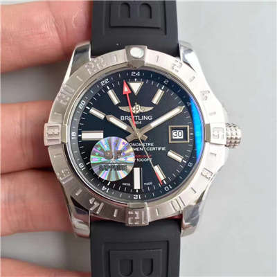 【GF Factory 一比一复刻高仿手表】Breitling  复仇者二代世界时间系列A3239011/BC34/170A wrist watch 