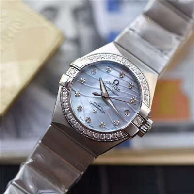 【HBBV6 Factory 一比一超A高仿手表】OMEGA Constellation 123.15.27.20.57.001女士 wrist watch 