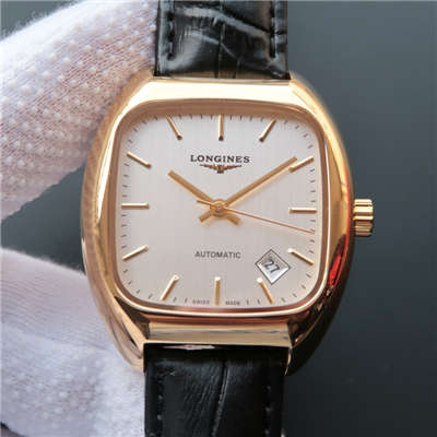 【MK Factory 1:1超A高仿手表】 Longines HERITAGE1969复古传统系列L2.310.4.72.0金壳 wrist watch 