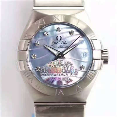 【HBBV6 Factory 一比一超A高仿 wrist watch 】OMEGA Constellation 系列PLUMA轻羽 wrist watch 123.10.27.20.57.001女士机械