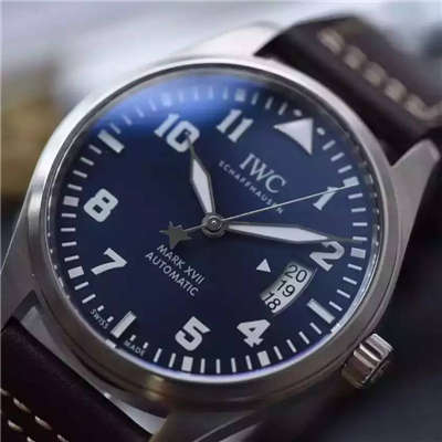 【MK Factory 一比一超A高仿手表】 IWC 飞行员系列马克十七IW326506 wrist watch (蓝面小王子)