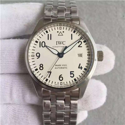 【MK1:1复刻高仿手表】 IWC 飞行员 MARK XVII 飞行员 wrist watch 系列IW327002 wrist watch 《精钢 watchband  款》