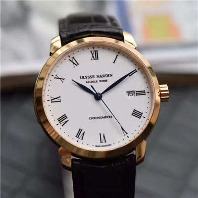 FK Factory 一比一精高仿手表 Ulysse Nardin 鎏金系列8156 wrist watch 