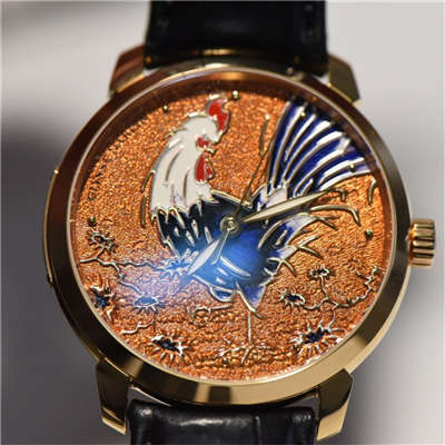 【FK Factory  top 1:1复刻高仿正品开模手表】 Ulysse Nardin 经典系列 8152-111-2/ROOSTER wrist watch 鸡年新款 Ulysse Nardin 鸡表巨献