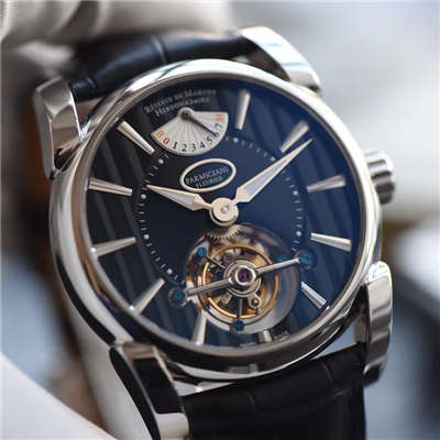 【BM一比一超A高仿手表】 Parmigiani T0URBlLL0N TONDA 42 Y0URBlLL0N系列真飞轮(型号PF600695) 