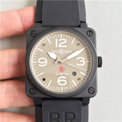 【BR Factory 一比一复刻瑞士精仿手表】 Bell & Ross AVIATION系列BR 03-92 DESERT TYPE wrist watch 