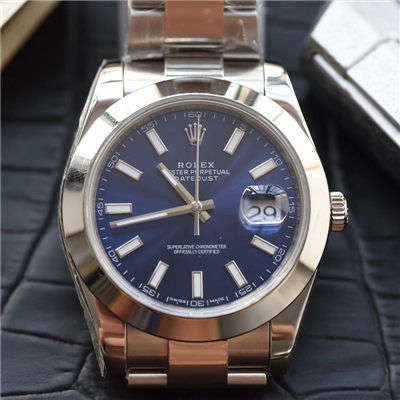 【 Video analysis N Factory 一比一超A高仿手表】 Rolex   Datejust 系列116300蓝盘 wrist watch 