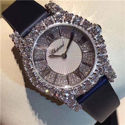 【 Chopard 钻石手表139419高品质】 Chopard 钻石手表系列139419-1001女士 wrist watch 