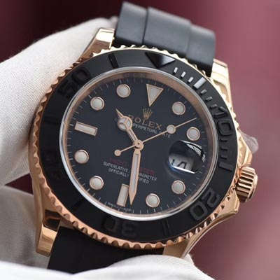 【 Video analysis JF一比一超A高精仿手表】 Rolex  Yacht-Master 系列116655-Oysterflex bracelet男士 wrist watch 