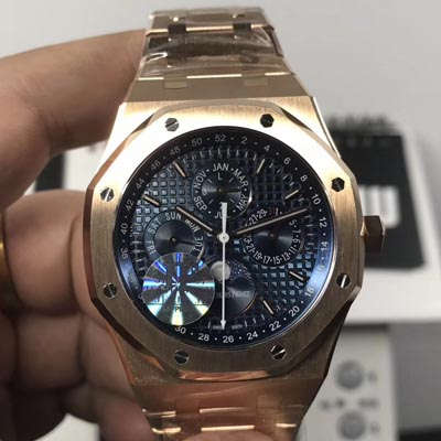 【JF一比一超A高仿手表】Audemars Piguet 皇家橡树系列26574BA.OO.1220BA.01月相 wrist watch 