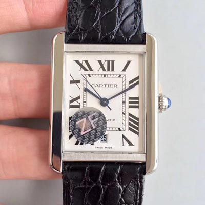 【ZF一比一超A高仿手表】 Cartier  SOLO TANK SOLO坦克系列W5200027 、W5200028 wrist watch 