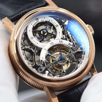 【BM一比一超A高仿手表】 Breguet 经典复杂系列3355PT/00/986缕空雕花 top 手动真 Tourbillon  wrist watch 