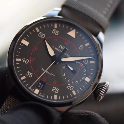 【YL一比一超A高仿手表】 IWC 飞行员系列 TOP GUN 海军空战部队IW501902 wrist watch 