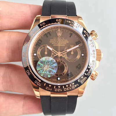 【JF1:1 top 复刻高仿手表】 Rolex  Cosmograph Daytona  Ditongna 系列116515LN-L(FC) 咖啡色机械 wrist watch 