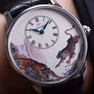  Jaquet Droz 艺术工坊系列精品艺术大师级复刻 wrist watch 下山虎