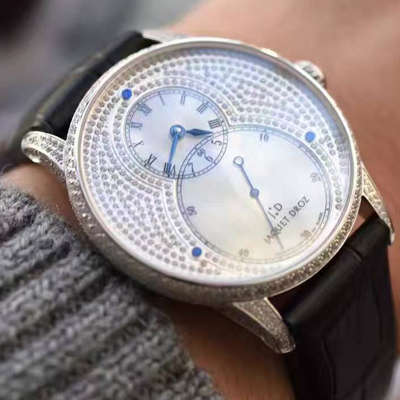 【实拍图鉴赏】一比一精高仿手表之 Jaquet Droz 大秒针系列J003034205 wrist watch 