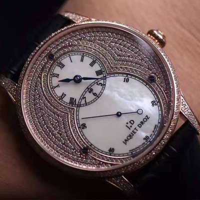 【实拍图鉴赏】1:1超A高仿手表之 Jaquet Droz 大秒针系列J014013226 wrist watch 