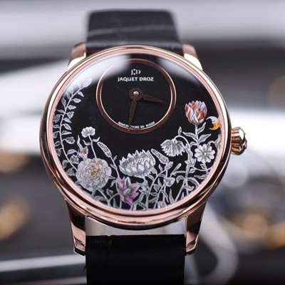 【实拍图鉴赏】 Jaquet Droz 艺术工坊系列精美两针女表