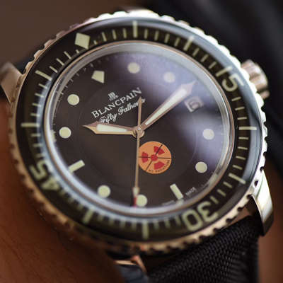 【ZF一比一超A高仿手表】Blancpain  Fifty Fathoms 系列5015B-1130-52生化危机版本 wrist watch 