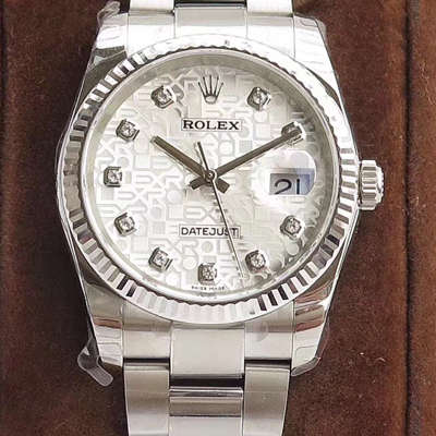 【DJ一比一超A高仿手表】 Rolex   Datejust 系列116238 钻石时标 花纹表盘女士 wrist watch 