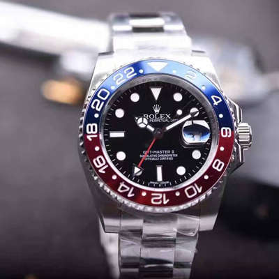 【独家 Video analysis  top 复刻高仿表】JR Rolex  GMT MASTER II系列116719-BLRO可乐圈男士机械手表