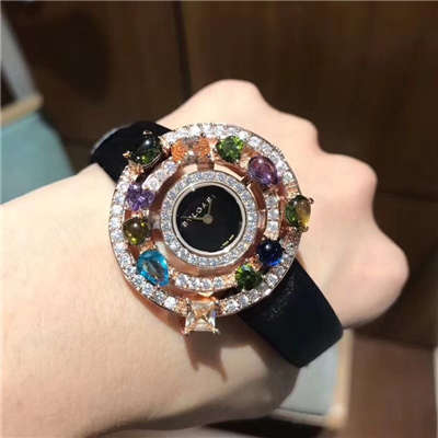  BVLGARI astrale珠宝系列 wrist watch 闪亮登场 限量发售 按订货顺序出货 黄金镶嵌彩色宝石