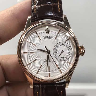 【VF一比一超A高仿手表】 Rolex 切利尼日历型系列50515、m50519-0013、50519白盘、黑盘 wrist watch 